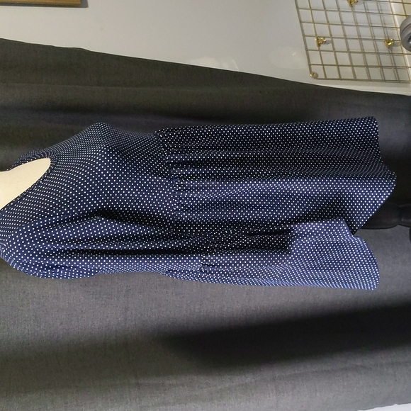 Chris & Carol Polka Dot Bell Sleeve Smock Small - Picture 6 of 6